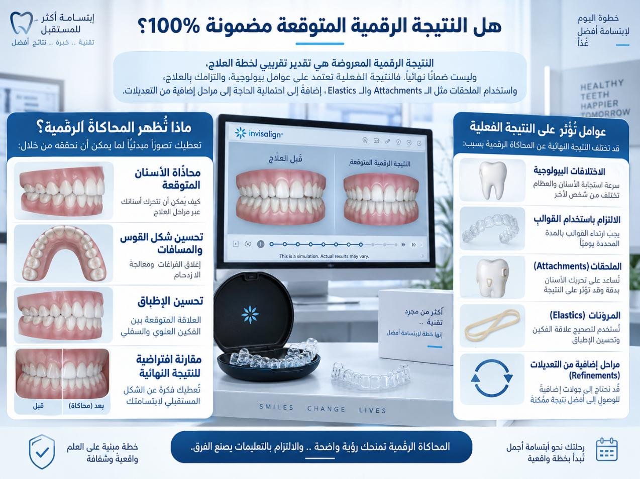 هل النتيجة الرقمية المتوقعة مضمونة 100%؟