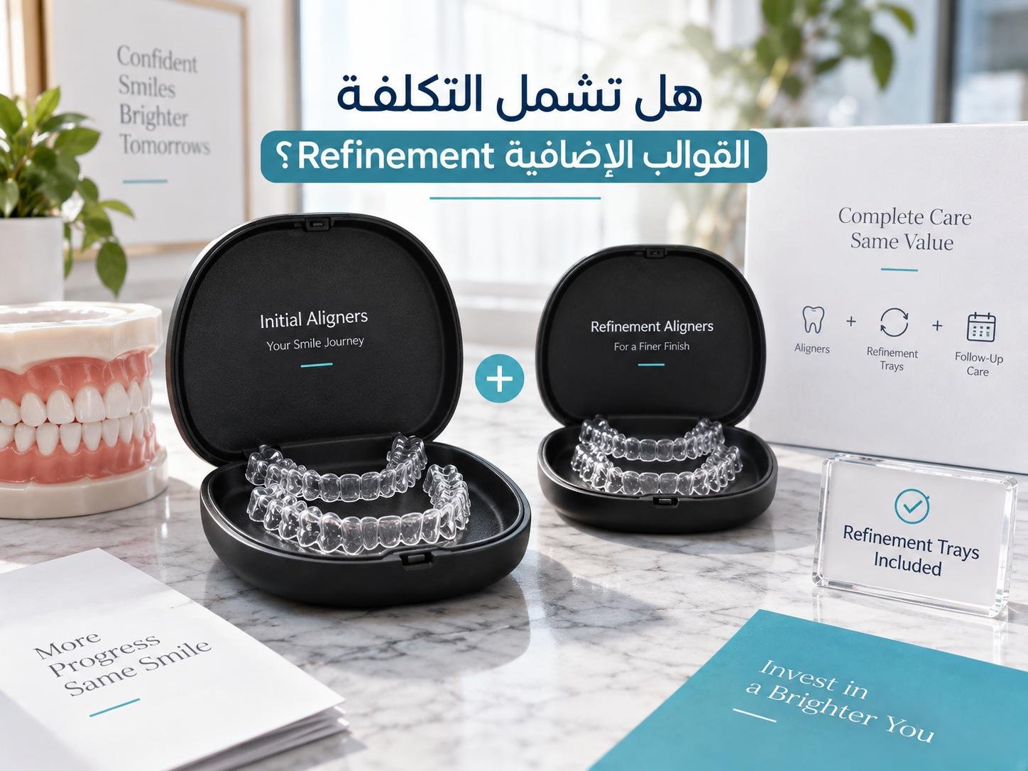 هل تشمل التكلفة القوالب الإضافية Refinement؟