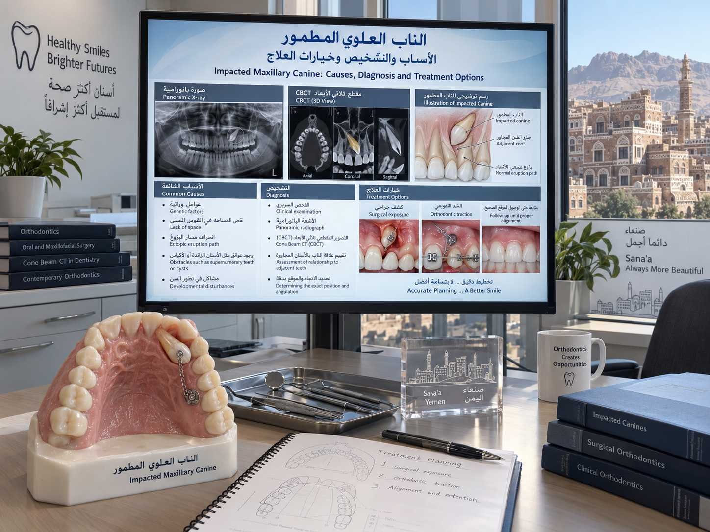 الناب العلوي المطمور: الأسباب والتشخيص وخيارات العلاج