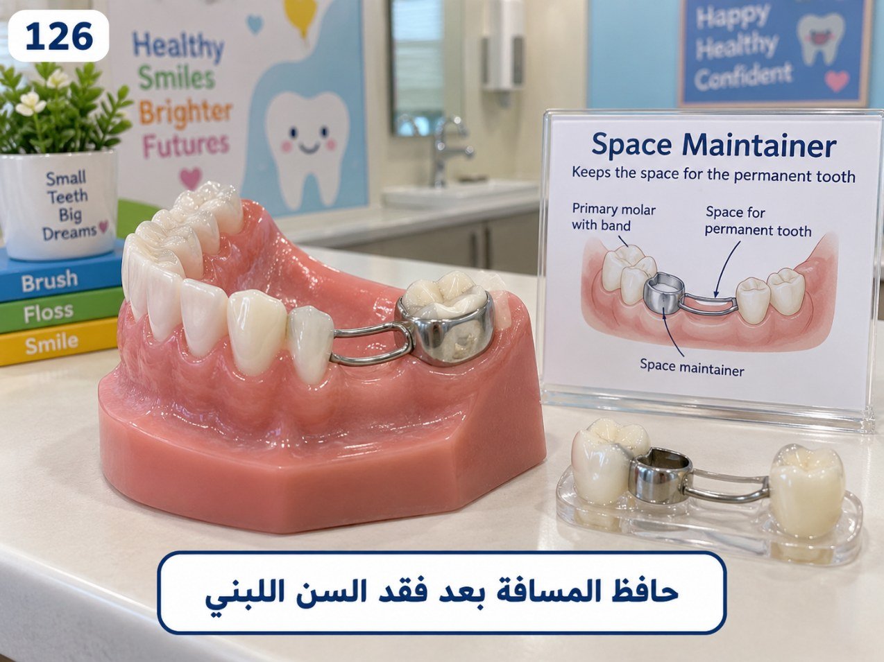 حافظ المسافة بعد فقد السن اللبني: متى يُستخدم وكيف تتم متابعته؟