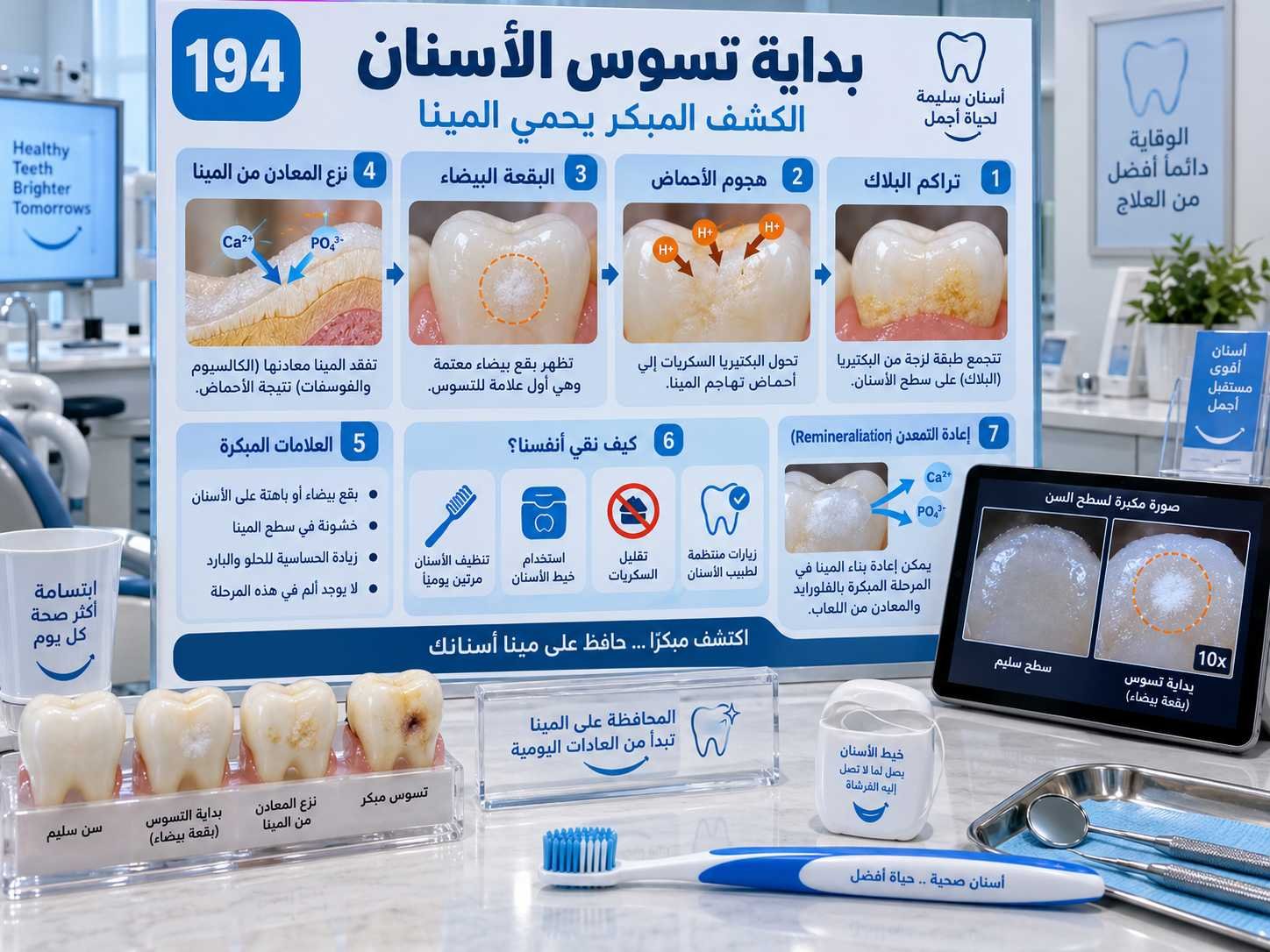 بداية تسوس الأسنان: الأسباب والتشخيص وخيارات العلاج
